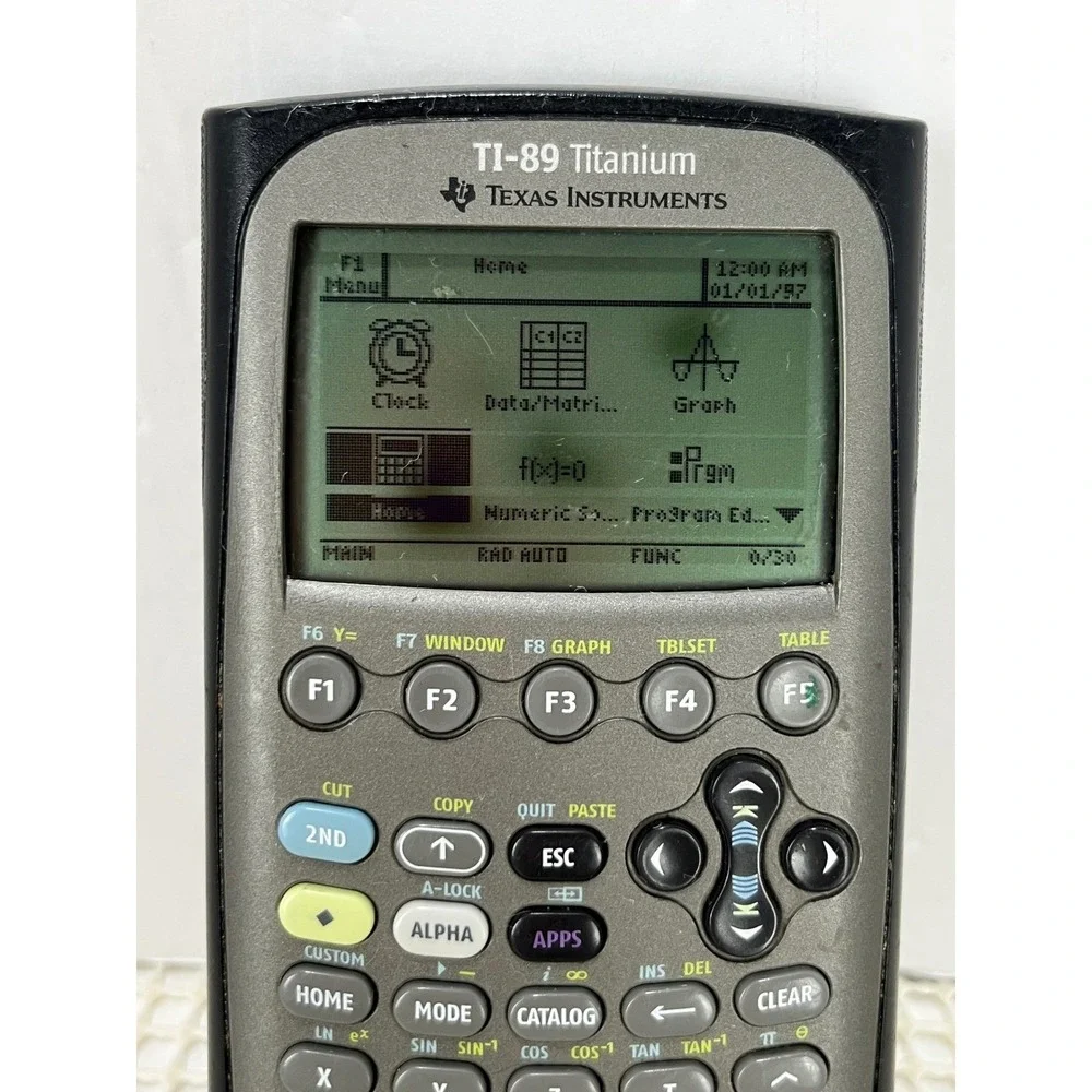 Texas‎ Instruments TI-89 Titanium Graphing Calculator w/ Cover-working defect